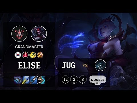 Elise Jungle vs Karthus - KR Grandmaster Patch 10.8