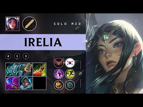 Irelia Mid vs Taliyah - KR Grandmaster Patch 25.24