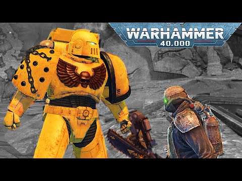 Imperial Fist vs Cultists of Chaos & Orks! - Warhammer 40K: Space Marine, Augmented Mod