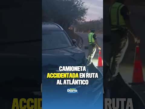 ⚠️🚙 CAMIONETA ACCIDENTADA EN RUTA AL ATLÁNTICO 🚙⚠️