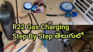 Samsung Ac R22 Gas Charging Step By Step#jdelectricals