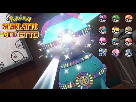 Farmare qualsiasi Pokeball rara con la Stampastrumenti in Pokemon Scarlatto e Violetto DLC