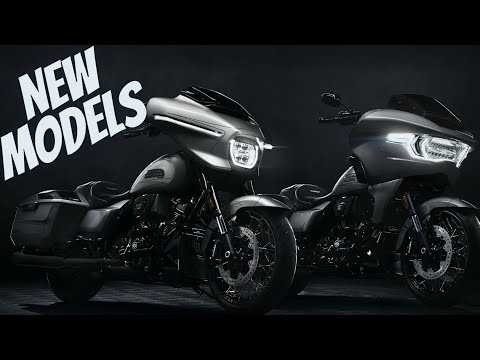 Harley Davidson reveals new models! / Road glide and Street glide cvo's
