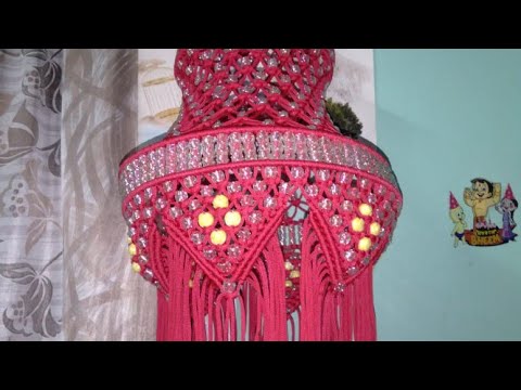 How to make macrame jhumar//jhumar kaise banaye //@#rahima