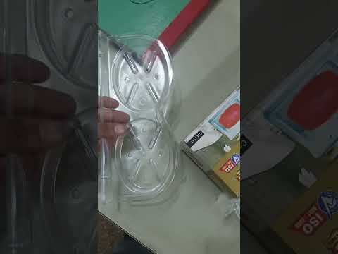 Transparent Acrylic VR Oval Dual Soap Dish