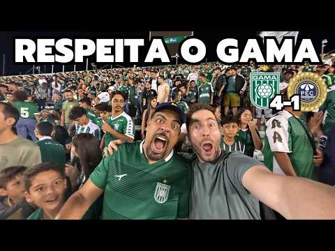 DISSERAM QUE NINGÚEM TORCE PARA O GAMA, MAS O BEZERRÃO PROVOU O CONTRÁRIO - GAMA 4 X 1 PARANOÁ