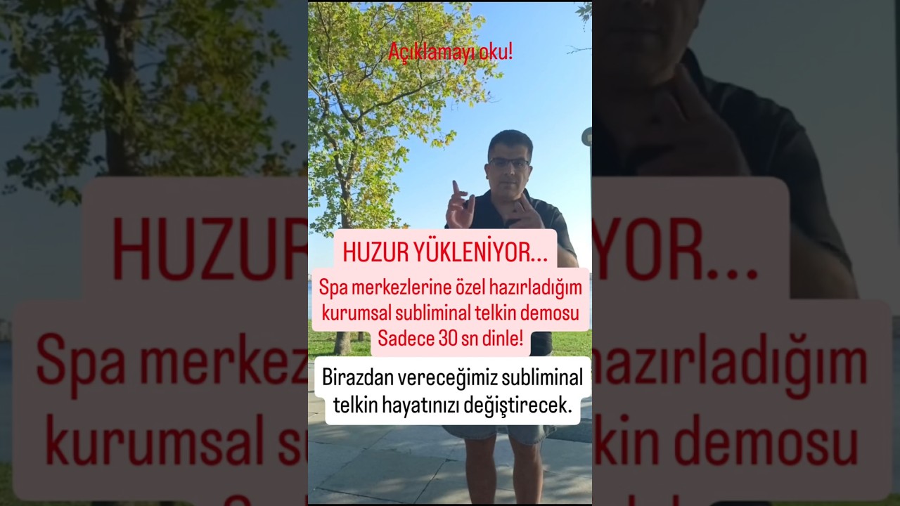 HUZUR YÜKLENİYOR...30 SANİYE DİNLE! #huzur