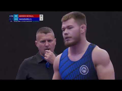 GR 67KG Bronze Medal | Ahmadreza Nezhad (Iran) Vs Hleb Makaranka (Uww) | U23 World Championship 2025