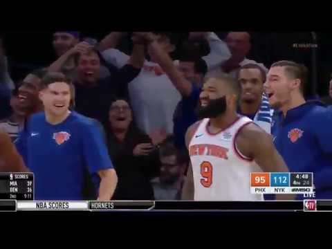 Kristaps Porziņģis MONSTER BLOCK AND DUNK (MUST WATCH!!) vs SUNS