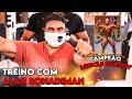 Treino com o campeão do Muscle contest