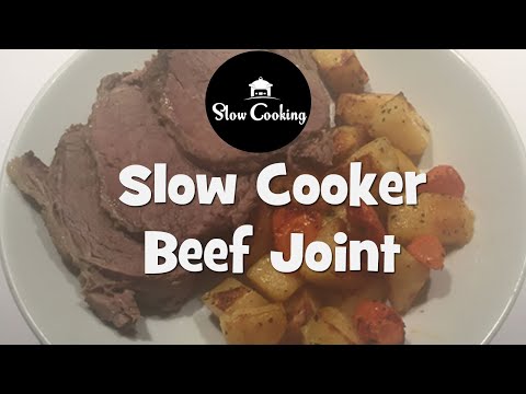 A Perfect Slow Cooker Beef Joint is full of Flavour...