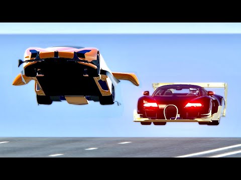 Bugatti Veyron GTR vs SSC Tuatara GTR - Drag Race 20 KM