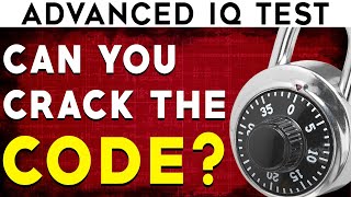 Advanced IQ Test - Can you crack the code? (Codebreaker IQ Test)
