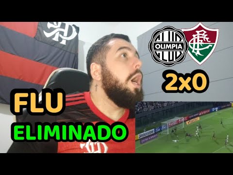 REACT OLÍMPIA 2(4) X (1)0 FLUMINENSE MELHORES MOMENTOS - LIBERTADORES 2022 - FLU FORA DA LIBERTA