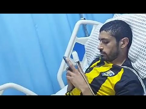 بلع لسانه.. وضع لؤى وائل لاعب المقاولون تحت الملاحظة الطبية 24 ساعة