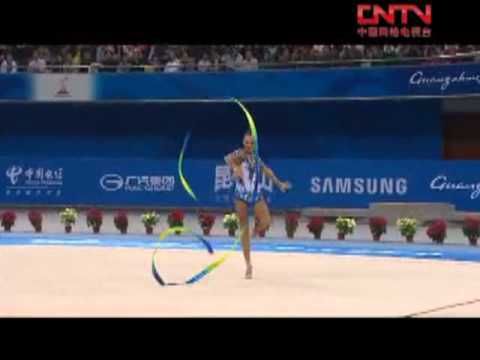 Ulyana Trofimova Ribbon 2010 Asian Games