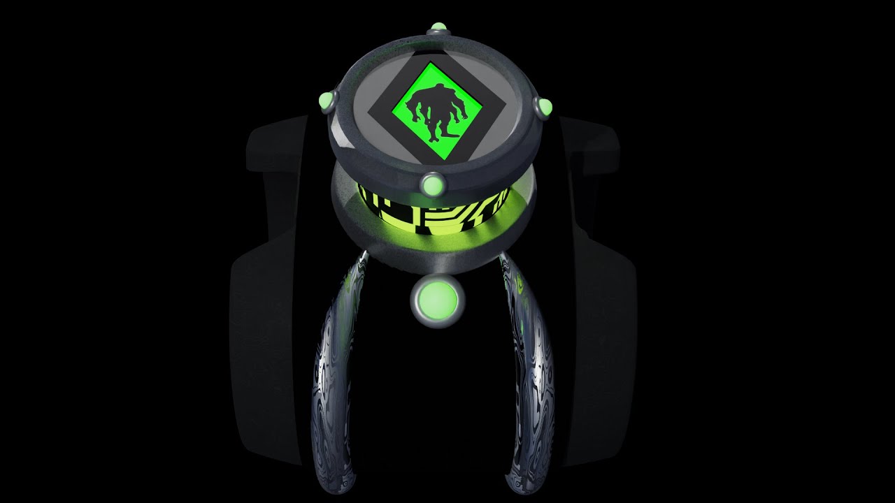 The Omnitrix (original)- Animated 3D model