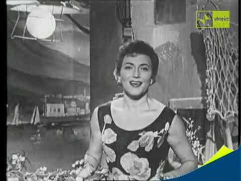 Nilla Pizzi canta "La croce di oro" 1959 filmato d'epoca
