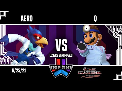 Tripoint Smash 102 - Losers Semifinals - Aero(Falco) Vs. Q(Dr Mario)