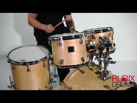 Yamaha 4-Piece Birch Custom Absolute Drum Kit in Natural Gloss 22,10,12,14