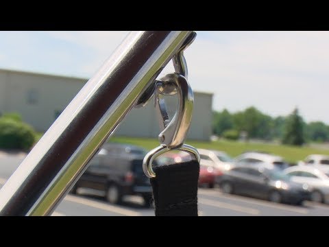 How to Make an Adjustable Webbing Strap for a Bimini or Dodger