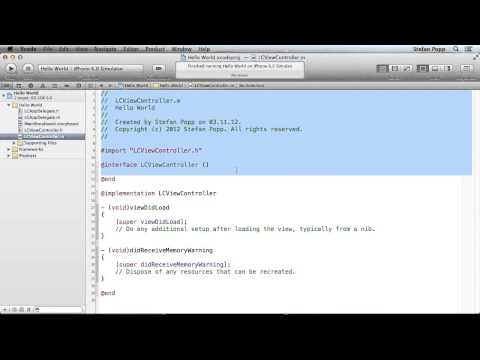 Die erste App: »Hello World!« - Apps entwickeln für iPhone und iPad