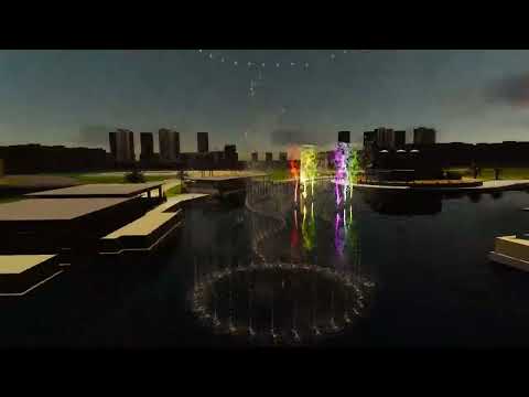 Musical Fountain 3D Concept 02