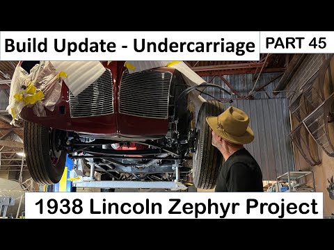 1938 Zephyr Part 45 - Undercarriage - Brakes Suspension, Mounts, Exhaust #barryt w JB Donaldson.