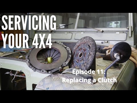 Land Rover Series clutch replacement  Ep 11