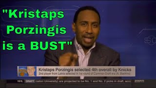 Stephen A. Smith Reaction of European Players BEFORE and AFTER the NBA Draft
