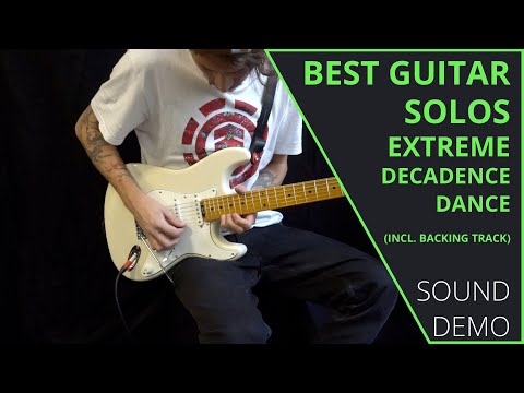 Best Guitar Solos - Extreme - Decadence Dance - Workshop (Tabs in link below)