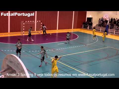 FutsalPortugal  Resumo AMSAC vs Sporting 13ª Jornada
