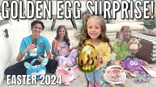 What's inside this Gigantic Easter Golden Egg | Our Epic Easter of 2024