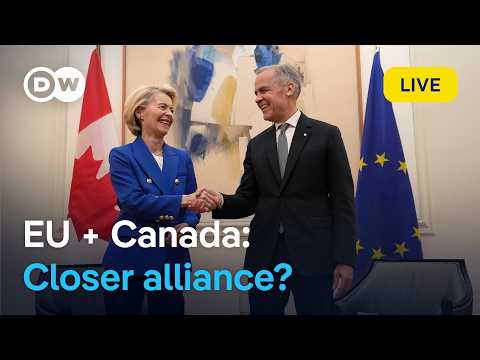 LIVE: Von der Leyen's unveils EU agenda as Mark Carney attends | DW News