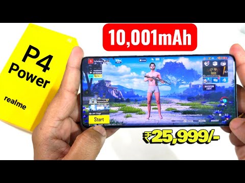 Realme P4 Power 15hours of Nonstop Gaming 10,001mAh OMG  🚀🚀🔥🔥🔥