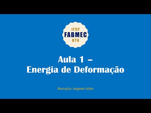 Introdução aos Elementos Finitos - Aula 1 - Energia de Deformação