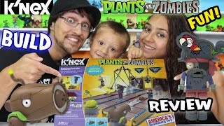 Plants vs. Zombies K'nex: PIRATE SEAS PLANK WALK Timelapse Build & Review w/ Mom, Dad & Chase