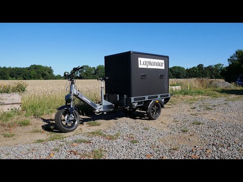 Laplandar L-250 in Action | Electric Cargo Bike for Professional Transport and Last Mile Mobility