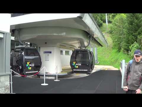 Discesa integrale cabinovia Doppelmayr "Molino - Le Buse" - Falcade (BL) / Télécabine