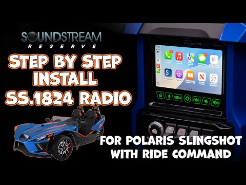 Step-by-Step Install: SoundStream Reserve SS.1824 Radio for Polaris Slingshot with Ride Command