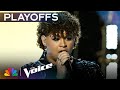 Jose Luis Puts On A Spectacular Performance Of No More Drama The Voice Playoffs NBC