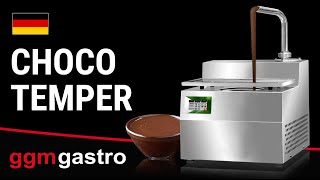 Tempéreuse à chocolat / Chocotemper - 30 kg - 2,7 kW - avec robinet de vidange