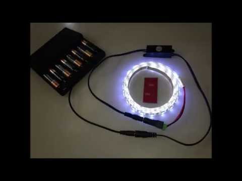 Battery Powered LED Strip Light Kit for Gun Safe Motion Activated