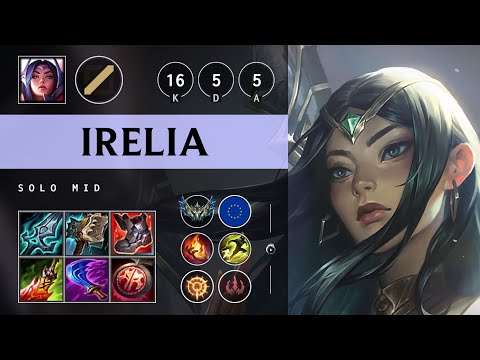 Irelia Mid vs LeBlanc - EUW Challenger Patch 25.21