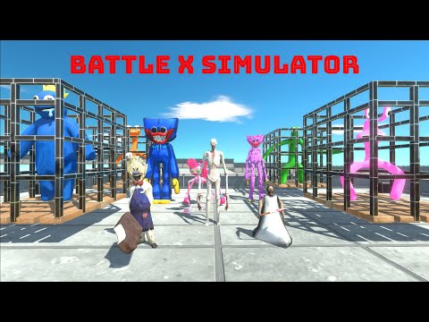 Lazy soldier Save The Rainbow Friends Escape Poppy Playtime - Animal Revolt Battle Simulator