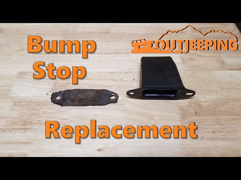 Jeep Rear Bump Stop Replacement & Sway Bar Removal