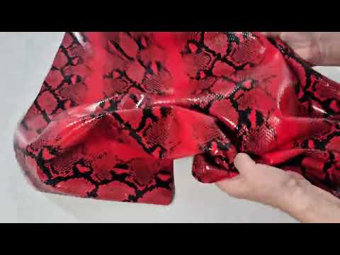PIEL SERPIENTE ROJO 4730