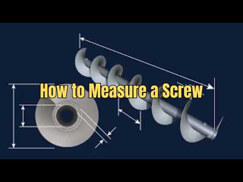 Part of a video titled How to Measure a Screw - YouTube