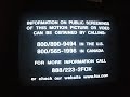 Closing To Lake Placid 2000 VHS