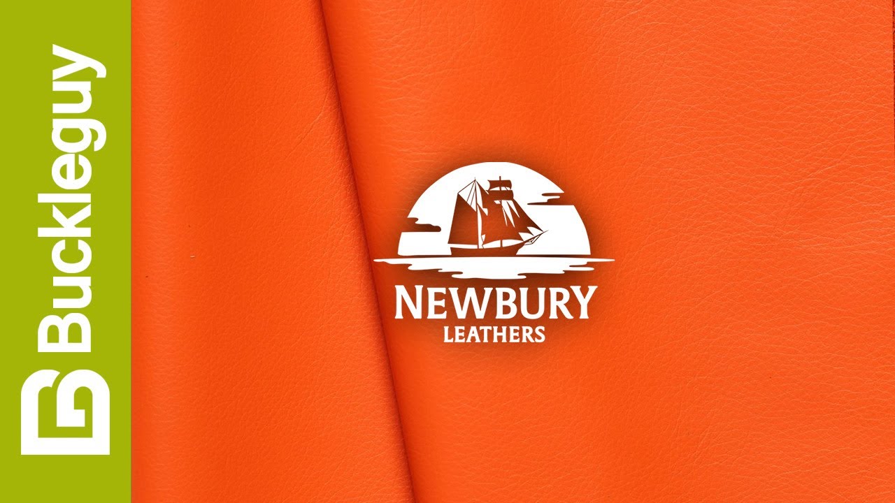 Newbury Leathers, Nappa | Hunter Orange | USA Leather Demo